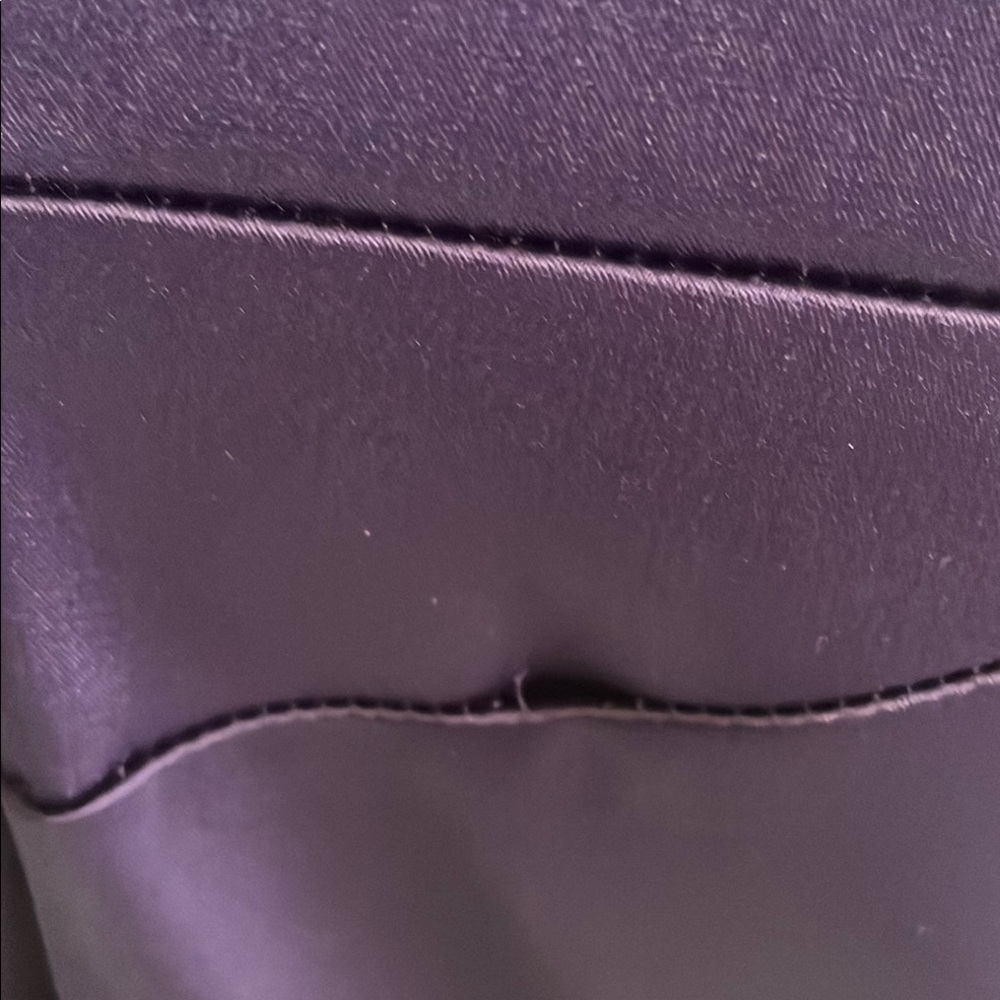🇨🇦 Le chateau Elegant Dark Purple Sleeveless Satin Dress, size medium - Picture 7 of 17